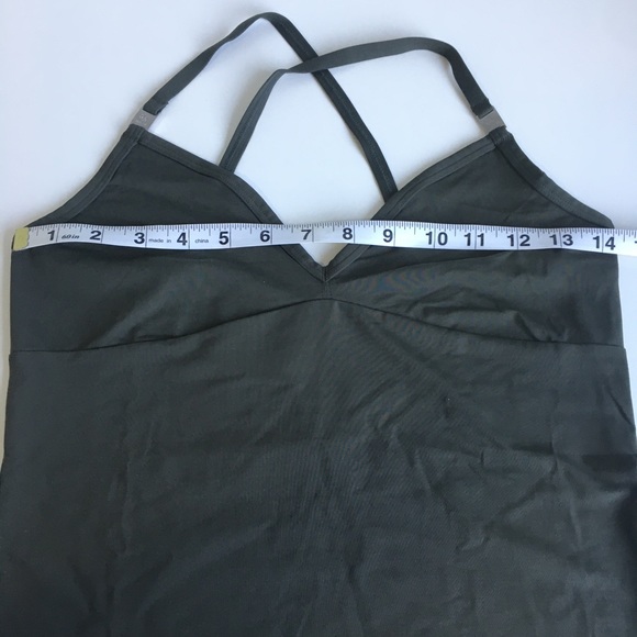 90’s Y2K Calvin Klein Olive Green Loungewear Tank Bra - Picture 7 of 9